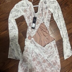 Fashion nova white dress